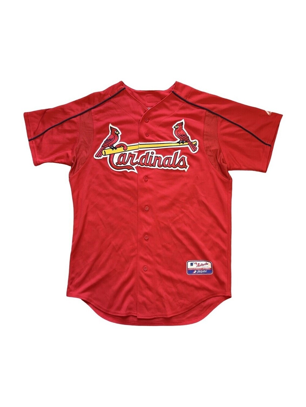 Majestic St. Louis Cardinals Albert Pujols #5 Red Jersey Embroidered Size Medium